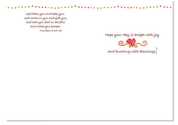 Leanin Tree Hope your day is bright with joy! Birthday Card